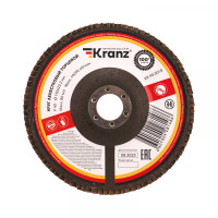 Круг лепестковый торцевой, P40, 150х22,2мм KRANZ, KR-90-0018