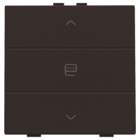 Niko Home Control Шоколад Кнопка управления двигателем, 124-51033