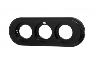 BIRONI Лизетта Пластик Черный Рамка 3-ая, BF1-630-23