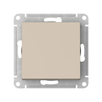 ATN001211S - ATLASDESIGN 1-клавишный ВЫКЛЮЧАТЕЛЬ, сх.1, 10АХ, мех., быстрозажим. клем., ПЕСОЧНЫЙ, Systeme Electric