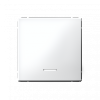 GAL000113S - ARTGALLERY 1-клавишный ВЫКЛЮЧАТЕЛЬ с подсветкой, 10АХ, механизм, быстрозажим. клем., БЕЛЫЙ, Systeme Electric