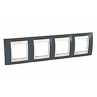 ХАМЕЛЕОН РАМКА 4-постовая, горизонтальная, БЕЖЕВЫЙ/ СЕРО-ЗЕЛЕНЫЙ