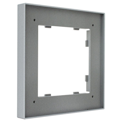 IRIDIUM Рамка на 1 пост, серебристый, Monaco 04 без кромки, 04P102