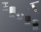 Трековый акцентный светильник однофазный MR16 GU5.3, AMBRELLA LIGHT, XT7402091