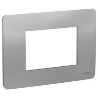 NU210330 - UNICA MODULAR РАМКА 3-модульная, АЛЮМИНИЙ