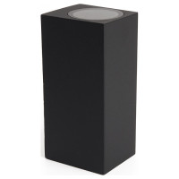 Светильник садово-парковый, 230V 2*GU10, DH051, черный (на стену), Feron 48330