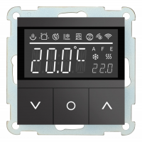 Термостат для теплых полов с Wi-Fi, датчик в комплекте, Rikett, 32232 BK Термостат для теплых полов с Wi-Fi, датчик в комплекте, Rikett, 32232 BK