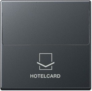 Накладка-картодержатель для балансирных механизмов 531U, 532U, 533U, 534U; термопласт; матовый антрацит; A500, A590CARDANM