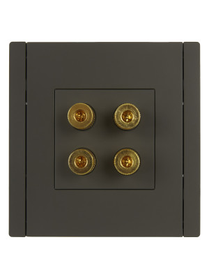 FORTE&PIANO Аудиорозетка 4-мест. FP339 сер. IEK, FP-S40-K03