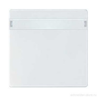 Aquadesign Клавиша 1-ная с полем для надписи, IP44,  бел.