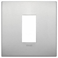 Vimar Накладка CLASSIC на 1 модуль натуральный алюминий, 19641.15