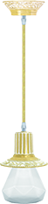 FD1069SOP Fede MILANO Светильник потолочный подвесной без плафона MILANO, Gold White Patina