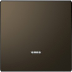 D-Life Клавиша 1-ная с линзой для LED-модуля, мокко