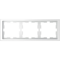 D-Life Рамка 3-ная, белый лотос