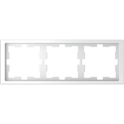 D-Life Рамка 3-ная, белый лотос