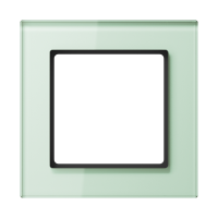 Рамка для вертикальной и горизонтальной установки, 1 пост; стекло; мягкий белый; A CREATION, AC581GLWMT Рамка для вертикальной и горизонтальной установки, 1 пост; стекло; мягкий белый; A CREATION, AC581GLWMT