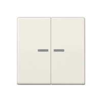 Клавиша для KNX кнопки, 2 группы с окошком; дюропласт; слоновая кость, AS102KO5