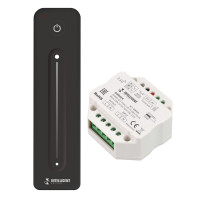 INTELLIGENT ARLIGHT Диммер SMART-SET-TRIAC-601-72-DIM-PD-IN Black (230V, 1x1.5A, ПДУ LINE, 2.4G) (IARL, IP20 Пластик, 5 лет), 039329