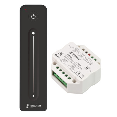 INTELLIGENT ARLIGHT Диммер SMART-SET-TRIAC-601-72-DIM-PD-IN Black (230V, 1x1.5A, ПДУ LINE, 2.4G) (IARL, IP20 Пластик, 5 лет), 039329