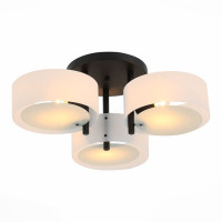 Evoluce SL483.402.03 Светильник потолочный Черный/Белый E27 3*60W