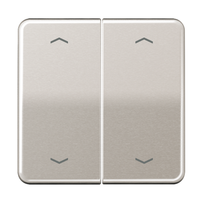 Клавиши для сдвоенной кнопки BCU; платина, CD595MPPT