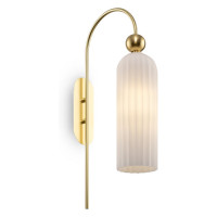 Modern Настенный светильник (бра) Цвет: Белый, 1х40W E14