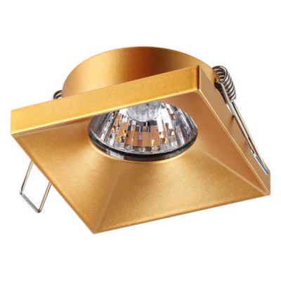 Novotech 370744 SPOT NT21 205 золото Светильник встраиваемый IP20 GU10 50W 220V METIS