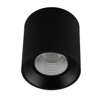 Denkirs DK3090-BK+CH Светильник накладной IP 20, 10 Вт, GU5.3, LED, черный/хром, пластик