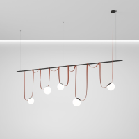 Denkirs DK55SET08-01-BR Комплект ременной трековой системы Belty на штанге Rod