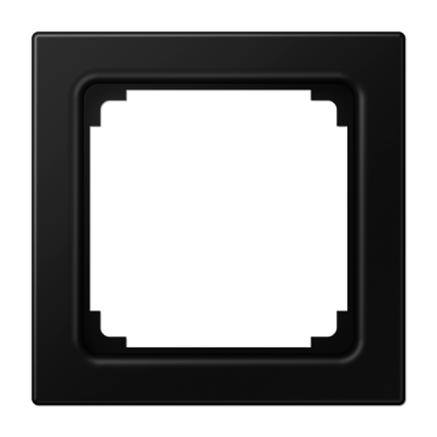 Рамка промежуточная для монтажа устройств 50х50; термопласт; черный матовый, LS961ZSWM