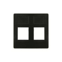 FD17897-M Fede Fede Плата монтажная Multimedia для 2-х разъёмов, черная