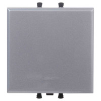 4404122 - ДКС Инвертор одноклавишный модульный, "Avanti", "Закаленная сталь", 2 модуля