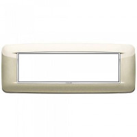 Vimar Накладка с закруглениями для 7 модулей шампань металлик, 20687.C07