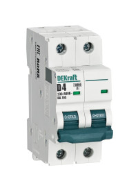 DEKraft Автоматический выключатель ВА105-2P-004A-D