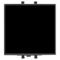 4402112 - ДКС Переключатель одноклавишный модульный, "Avanti", "Черный квадрат", 2 модуля