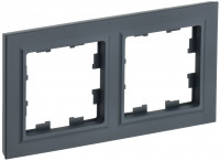 BRITE Рамка 2-мест. РУ-2-БрГ граф. IEK, BR-M22-K53