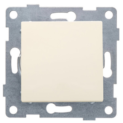 GUSI Ugra МЕХАНИЗМ Выкл. 1кл. самовозвратный, скрытая установка, 10А, 250В. Цвет: бежевый., С11В6-003