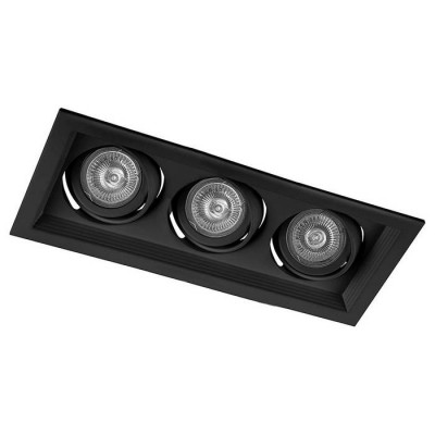 Светильник потолочный встраиваемый, MR16 G5.3 черный, DLT203, Feron 32443