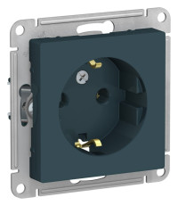 ATN000843 - ATLASDESIGN РОЗЕТКА с заземлением без шторок, 16А, механизм, ИЗУМРУД, Systeme Electric ATN000843 - ATLASDESIGN РОЗЕТКА с заземлением без шторок, 16А, механизм, ИЗУМРУД, Systeme Electric