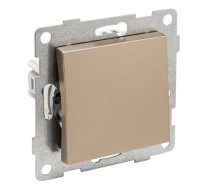 GUSI Ugra МЕХАНИЗМ Выкл. 1кл. 2-х полюсный, скрытая установка, 10А, 250В. Цвет : шампань.., С11В5-027