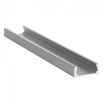 Jazzway Профиль для св-диод. ленты ПРЯМОУГ. накл. анодир. алюм. (без рассеивателя) 15х6х2000мм, 1009609