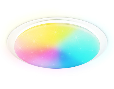Потолочный светодиодный светильник с пультом 3000K-6400K+RGB 42Вт, AMBRELLA LIGHT, FZ770