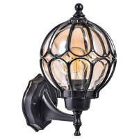 Светильник садово-парковый, 60W 230V E27 IP44 черный, PL3701, Feron 06340