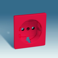 Simon S82,82N Накладка на 75432-, 75464-39, красный, 82041-37