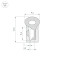 Силиконовый профиль WPH-FLEX-0817-SIDE-S8-10m WHITE (Arlight, Силикон), 040827