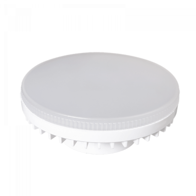 Jazzway Лампа светодиодная (LED) «таблетка» d75мм GX53 100° 10Вт 220-230В матовая тепло-белая желтая 3000К, 1029072