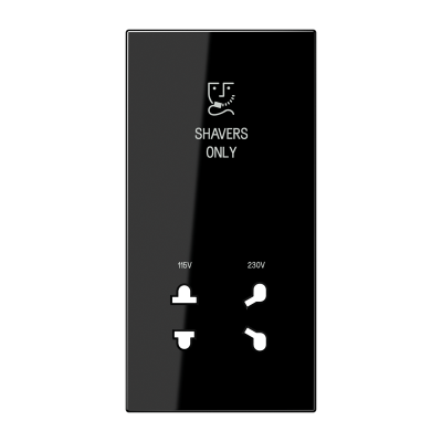 накладка бритвенной розетки черная, SOLS7522SWPL