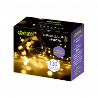 Гирлянда DC-G03-120Y, 120 желт. microLED, 12.1 м., 8 реж., 3xAA, 5047792 Гирлянда DC-G03-120Y, 120 желт. microLED, 12.1 м., 8 реж., 3xAA, 5047792