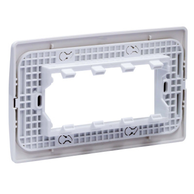 ДКС Каркас в сборе с рамкой под 4 модуля VIVA (для монтажа ЭУИ в коробки код 10143), 10245