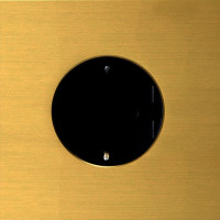 Basalte Розетки 2к+з, deseo collection, цвет brushed brass